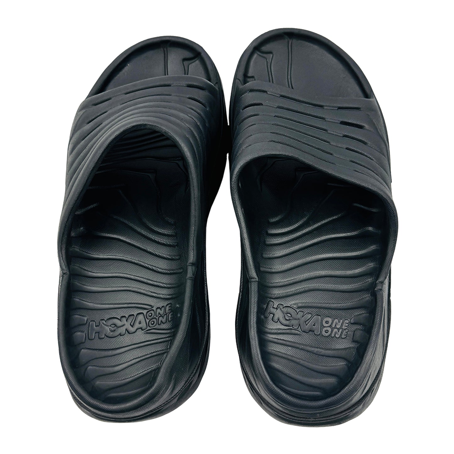 Hoka Ora Recovery Black Slides (Size 40)