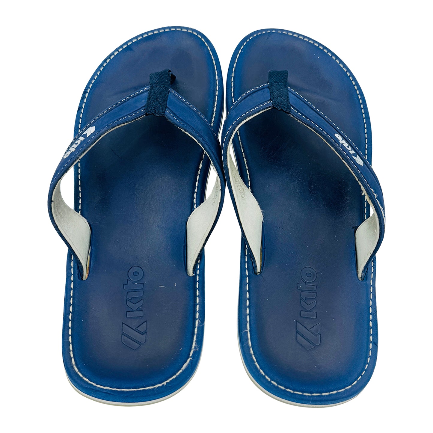 Kito Men's Flex Thong Blue Slides (Size 45/45.5)