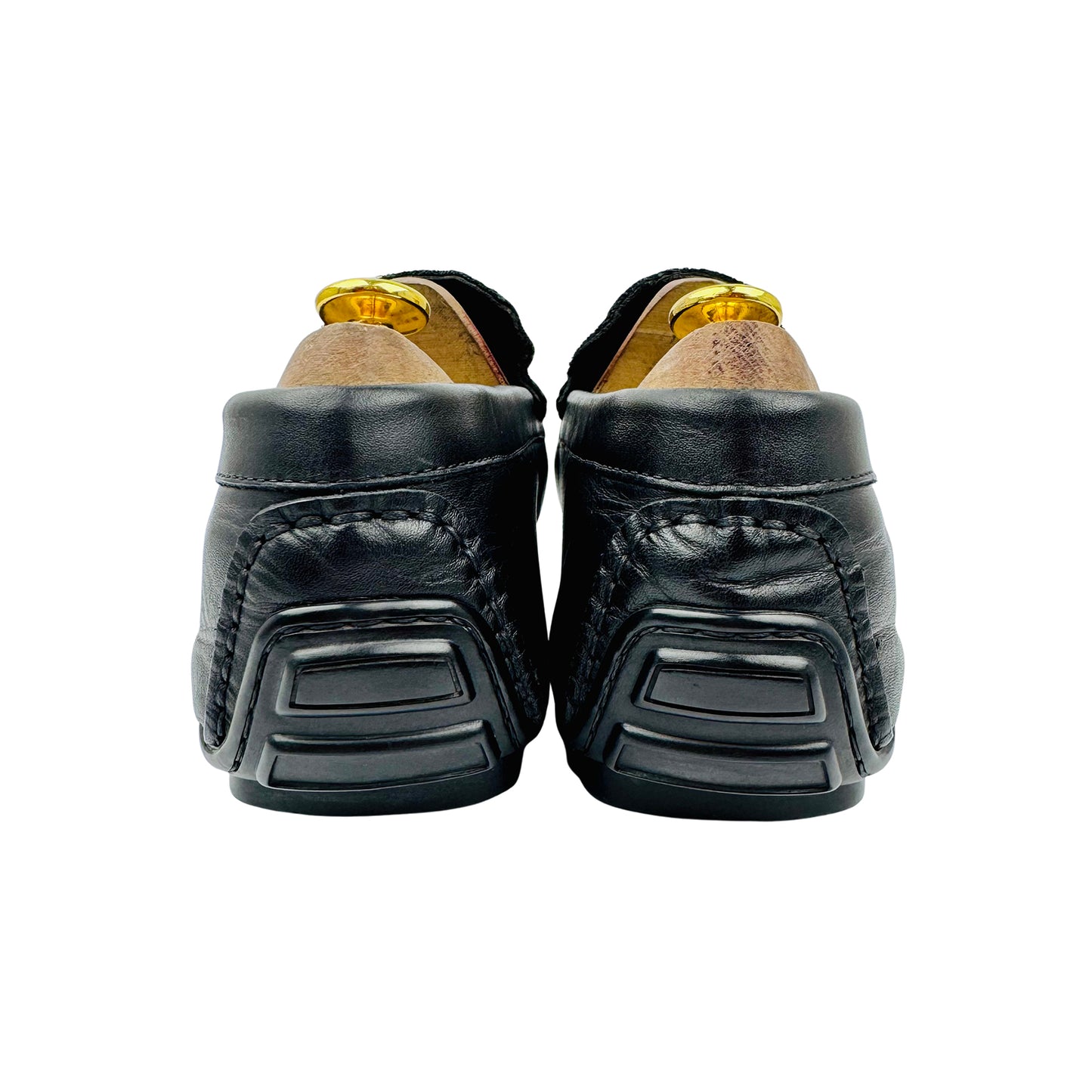 Roberto Cavalli Men's Black Genuine Leather Loafers (Size 42/42.5)