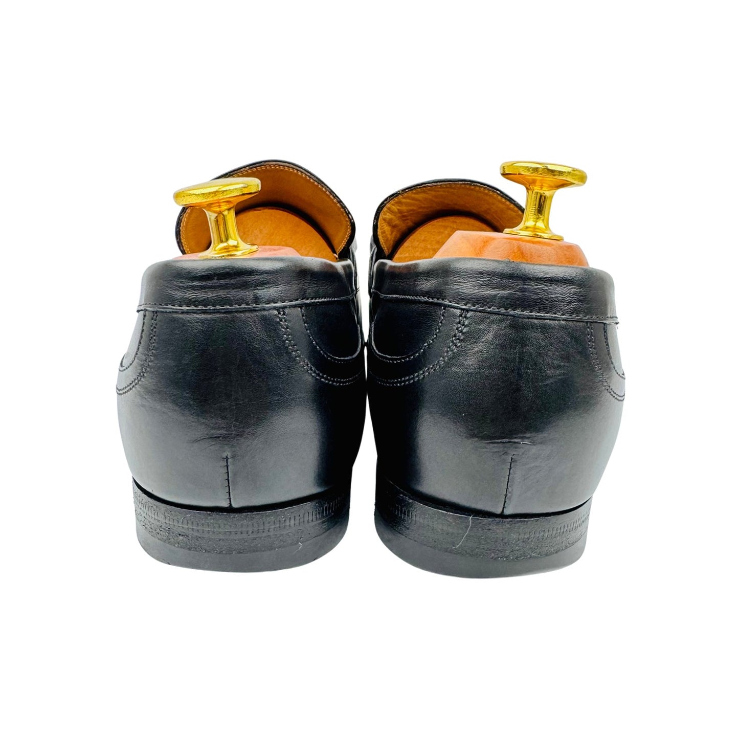 Gucci Men's Black Leather Horsebit Loafer (Size 41)