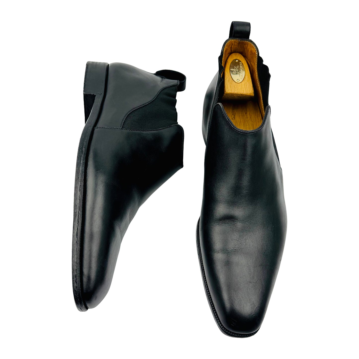 Berluti Men's Chelsea Black Formal Boots (Size 43.5)