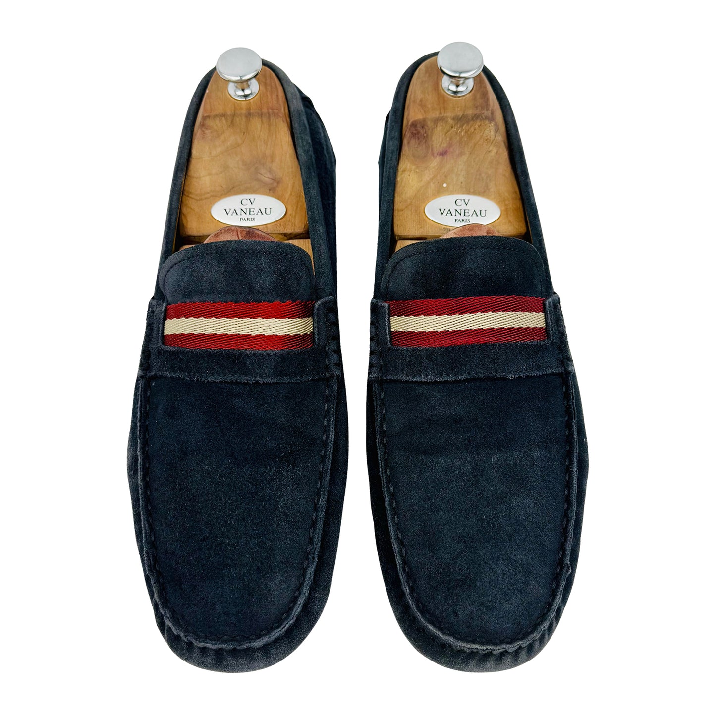 Bally Men's 'Dark Navy' Suede Leather Loafer (Size 45)