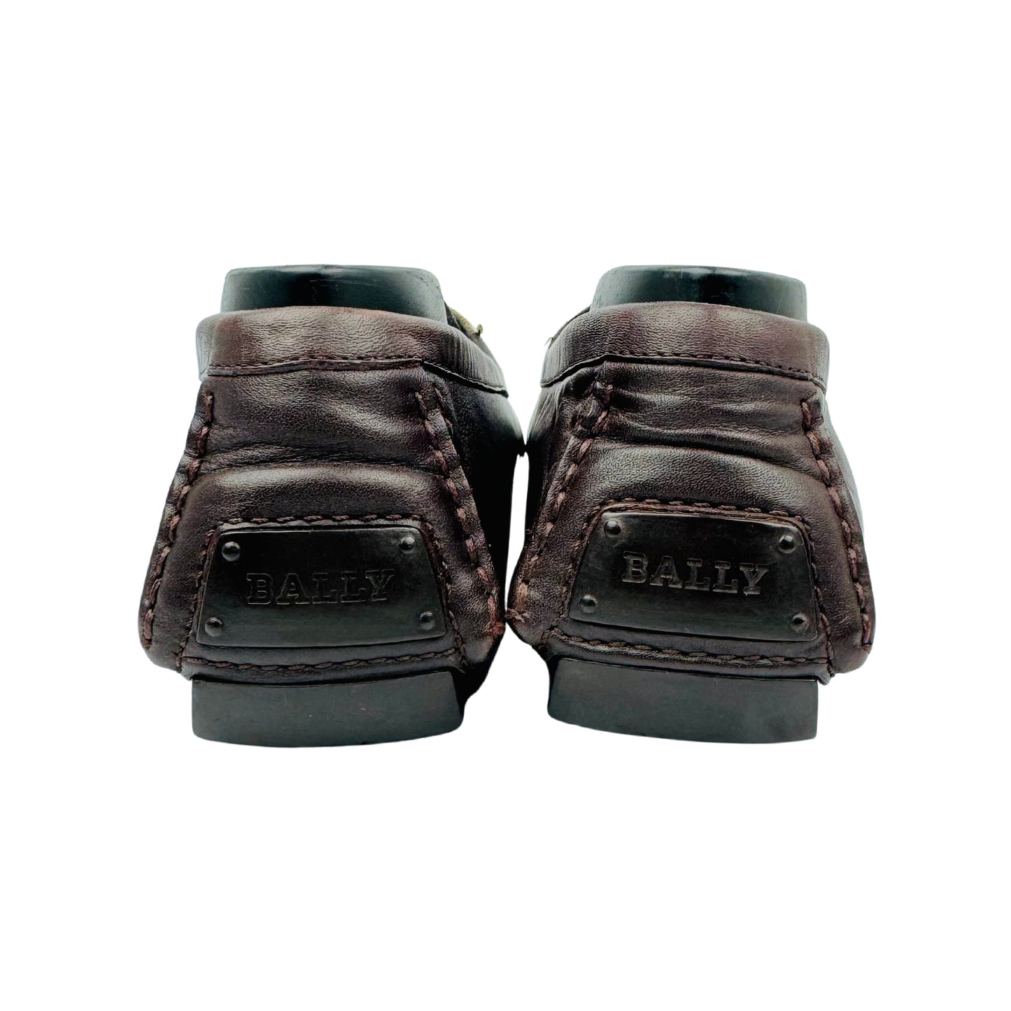 Bally Men's Brown Leather Loafers (Size 39.5/40)