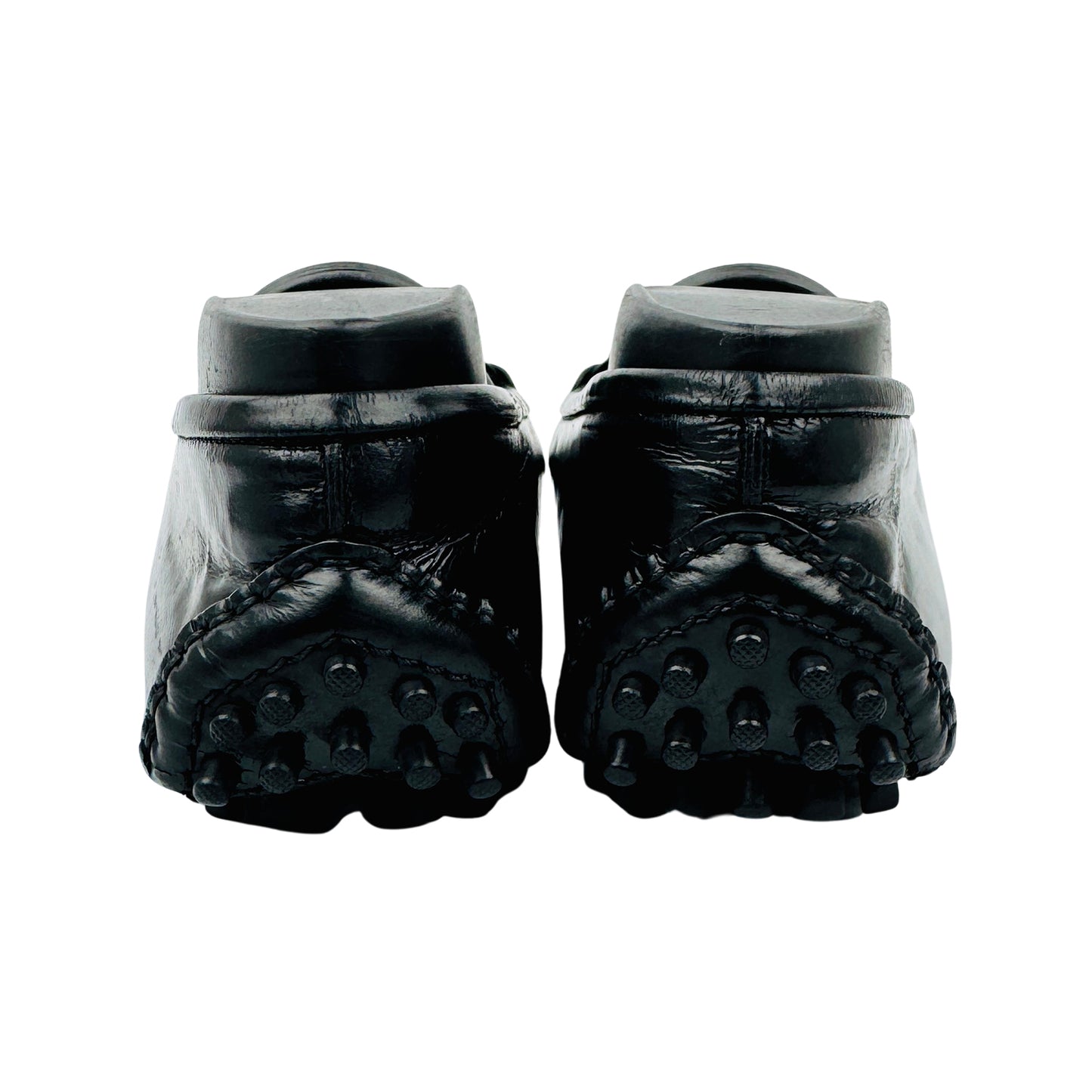 Louis Vuitton Women's Black Loafers (Size 37) - FA1105