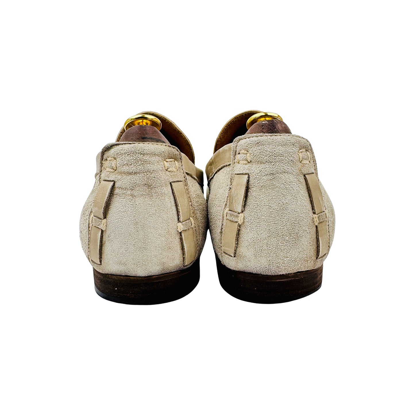 Berluti Men's Beige Suede Loafers (Size 42.5/43)