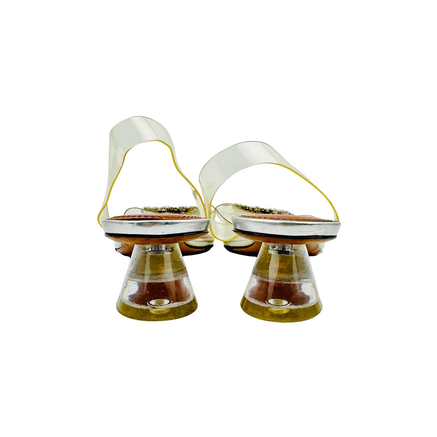 Alex & Sara Transparent Heels (Size 35)