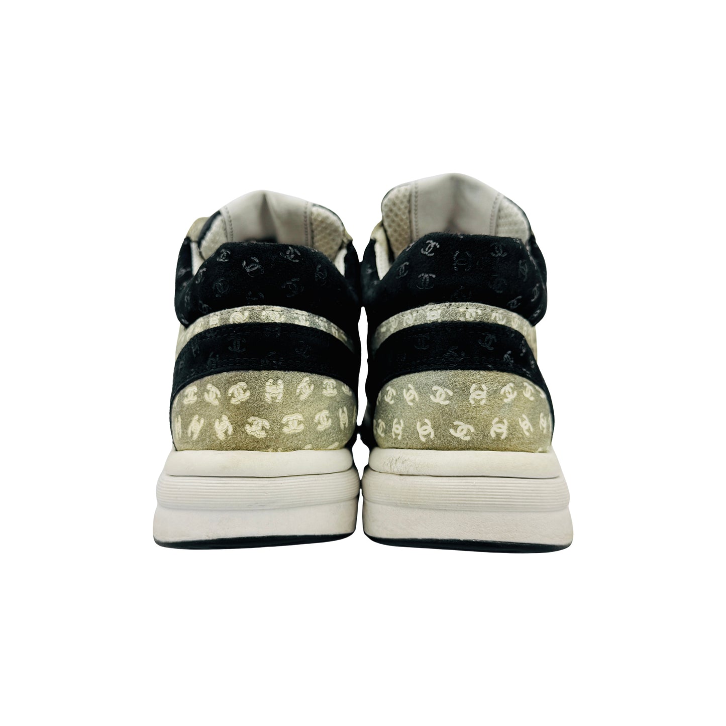 Chanel CC Embossed Logo Sneakers (Size 39.5) - G39230