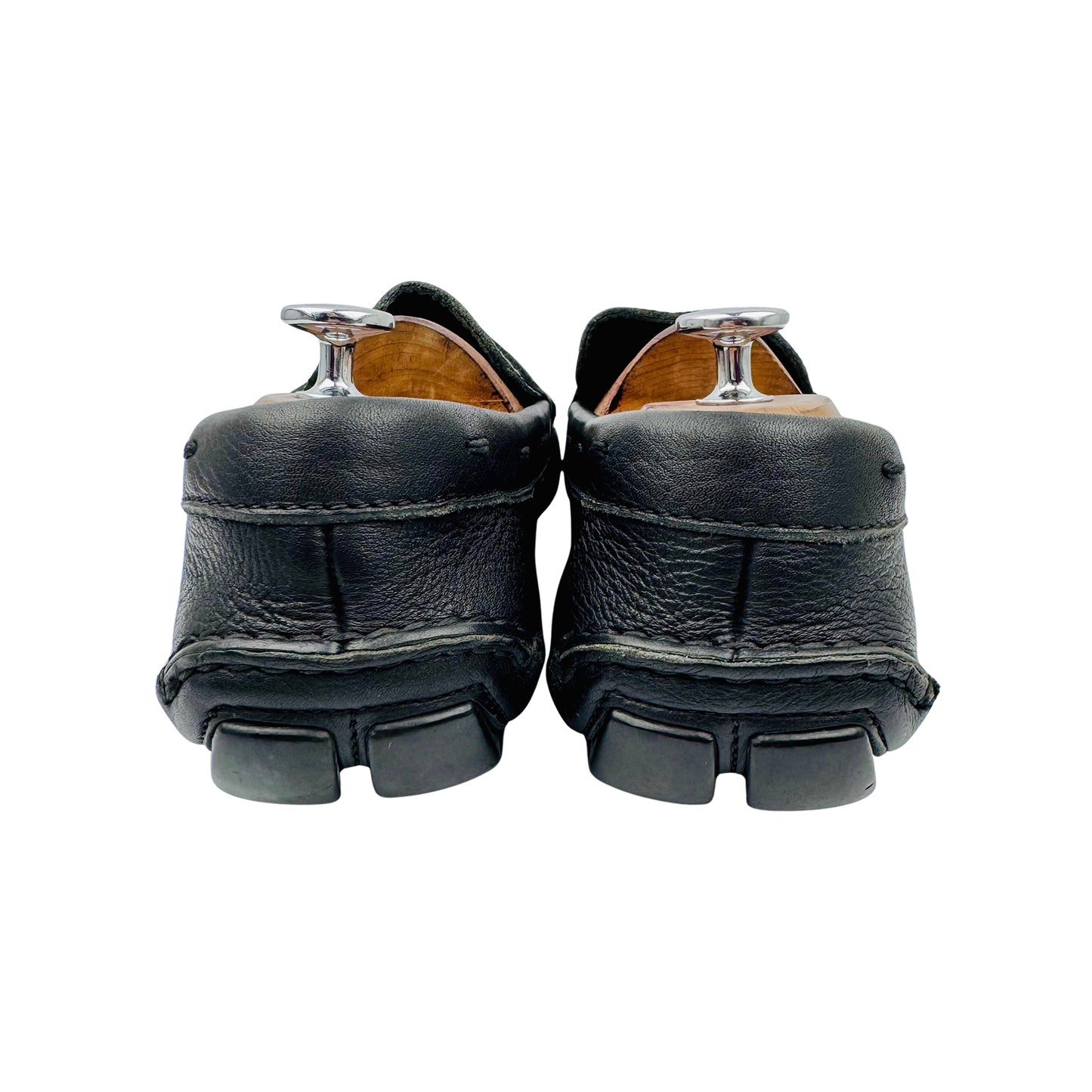 Prada Men's Black Driver Penny Loafer (Size 45)