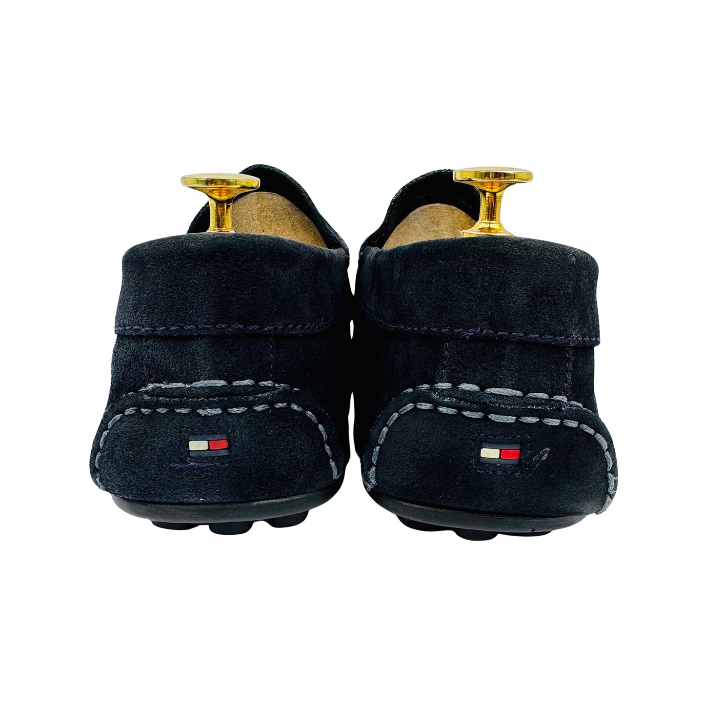 Tommy Hilfiger Black Suede Loafers (Size 43/43.5)