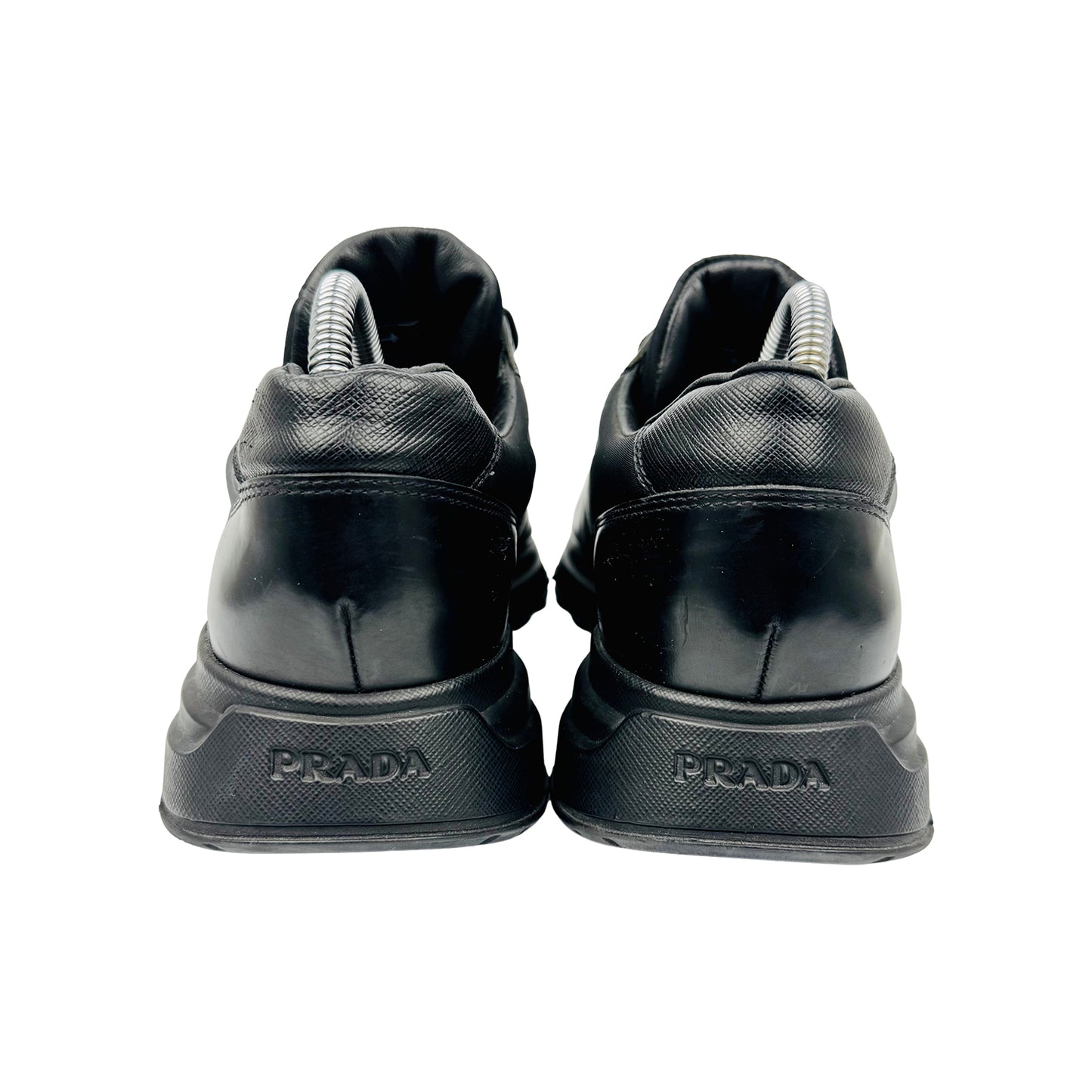 Prada Prax 01 Black Re-Nylon Sneakers (Size 42.5)
