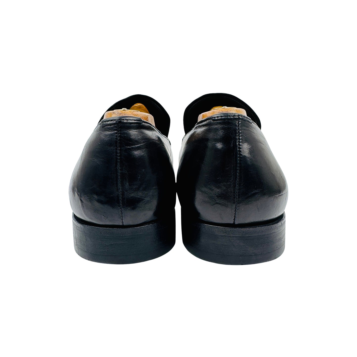 Prada Men's Black Single Monk Strap Shoes (Size 43)