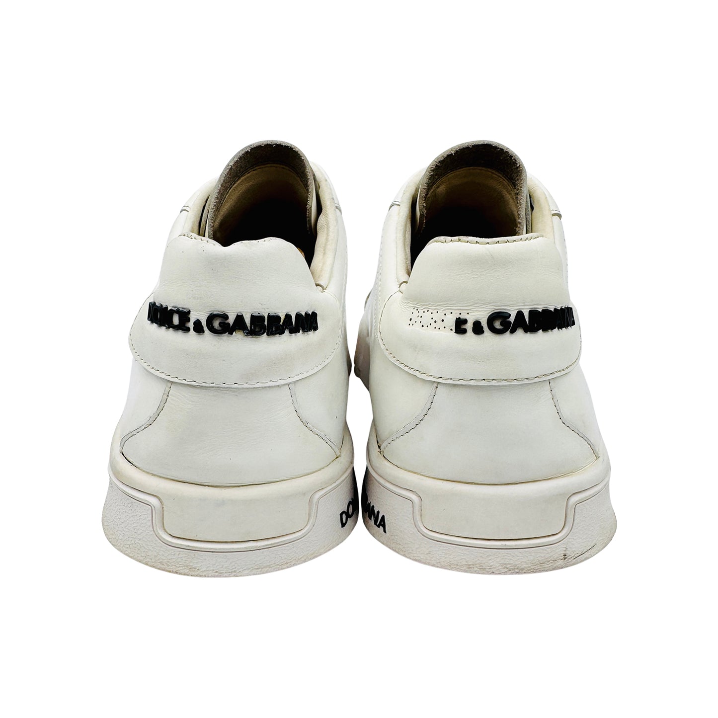 Dolce & Gabbana Portofino White Sneakers (Size 43/43.5)