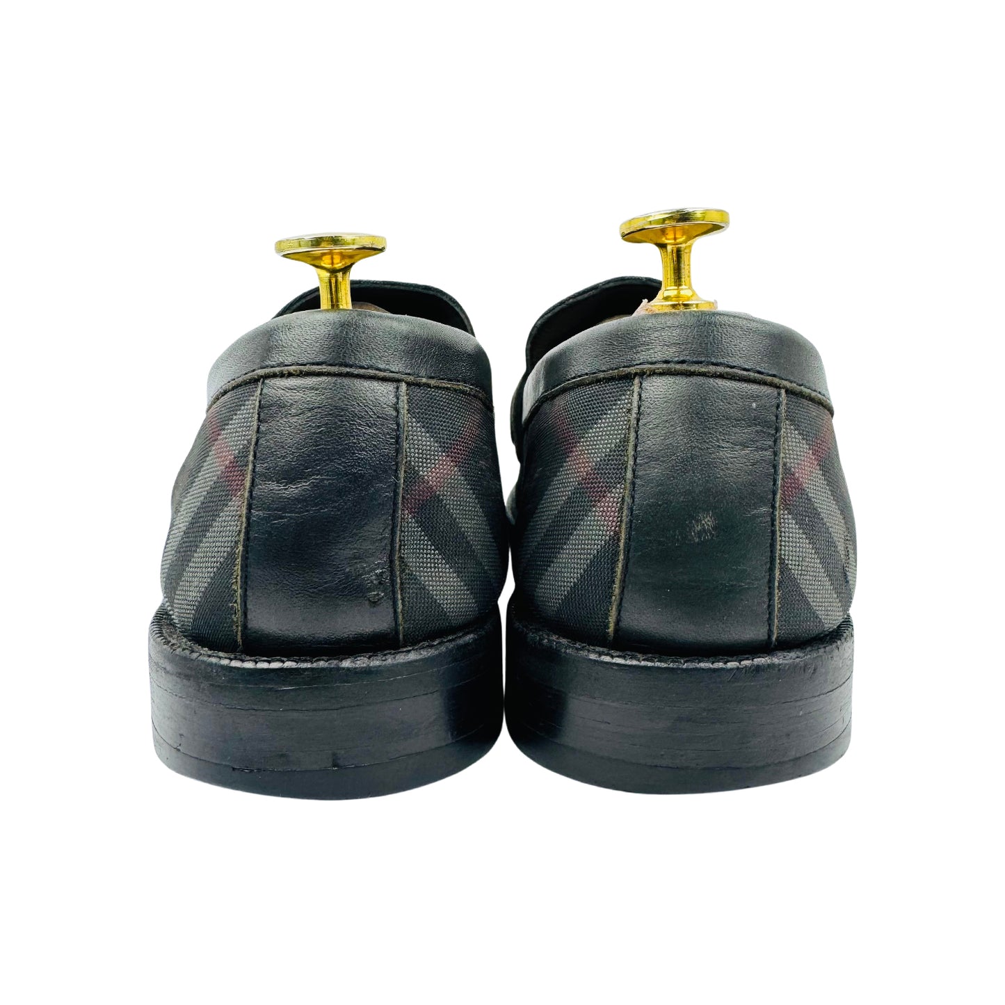 Burberry Moorley Check Chain Loafers (Size 41)