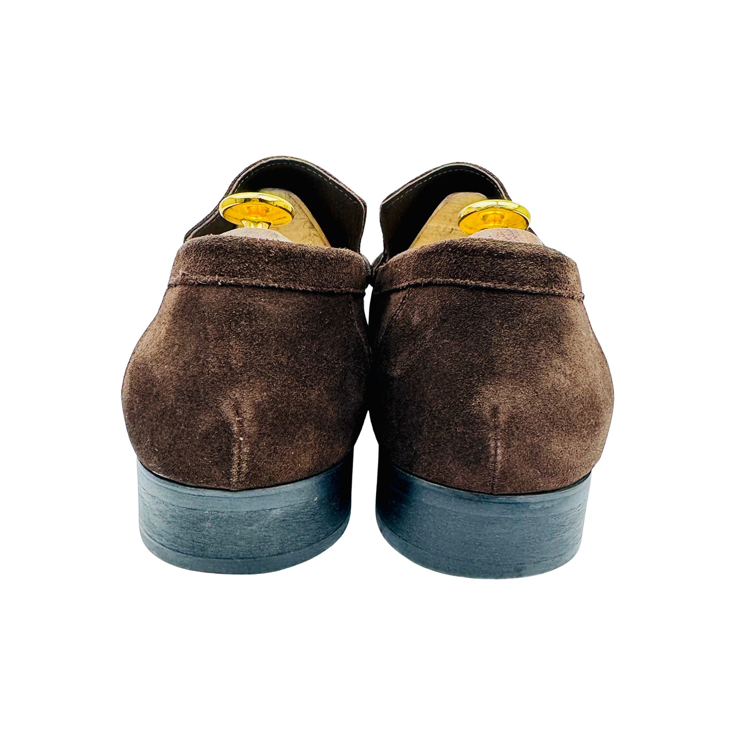 Gucci Men's Horsebit Brown Suede Loafers (Size 43)