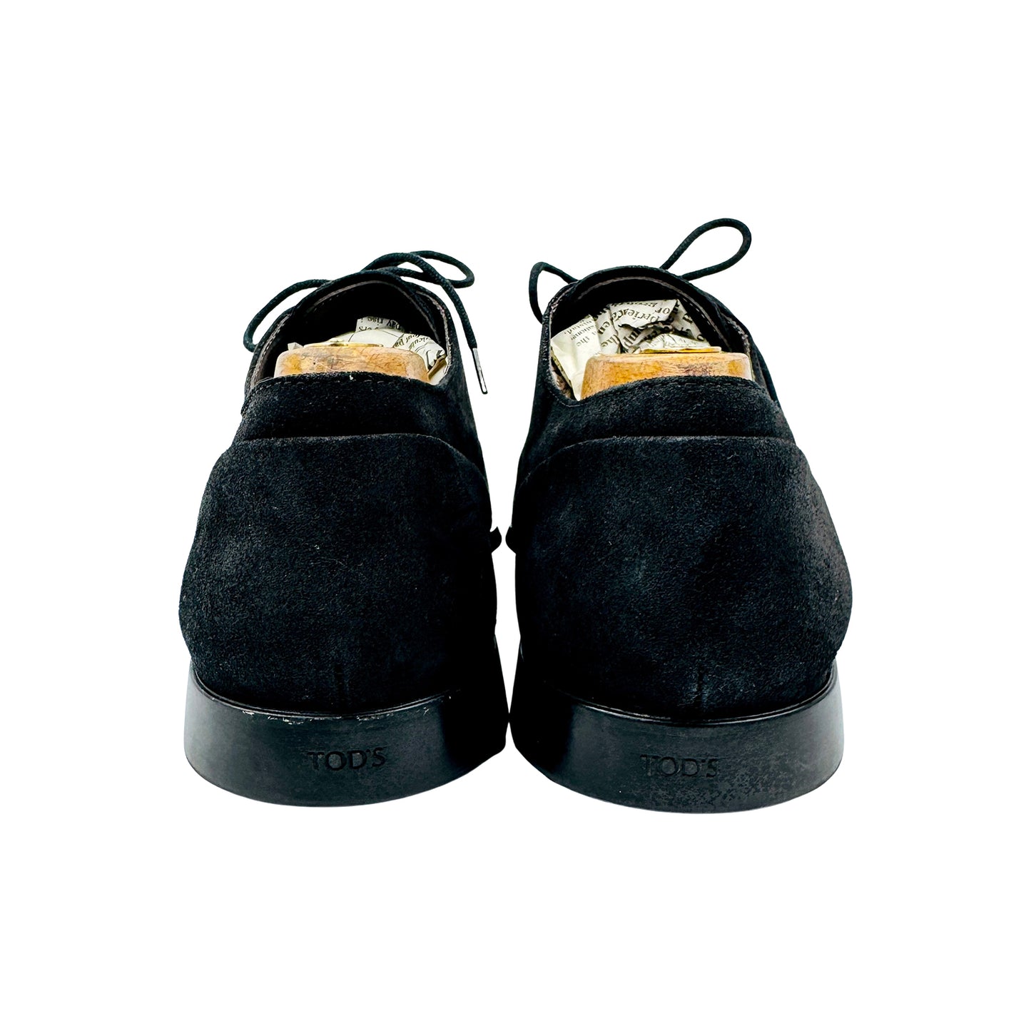 Tod's Men's Black Suede Oxford Shoes (Size 43)