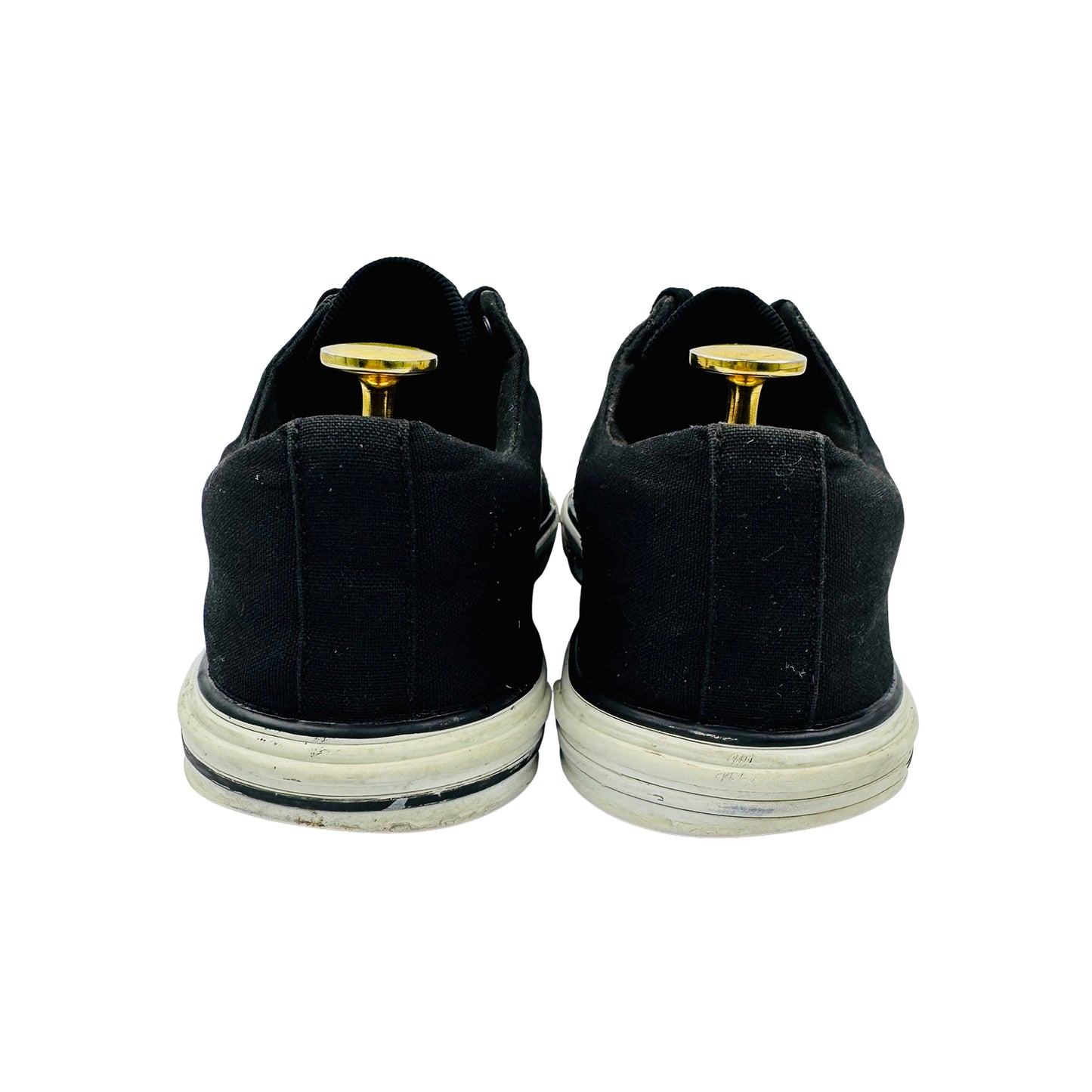 Balenciaga Men's Black Canvas Sneakers (Size 42/42.5)