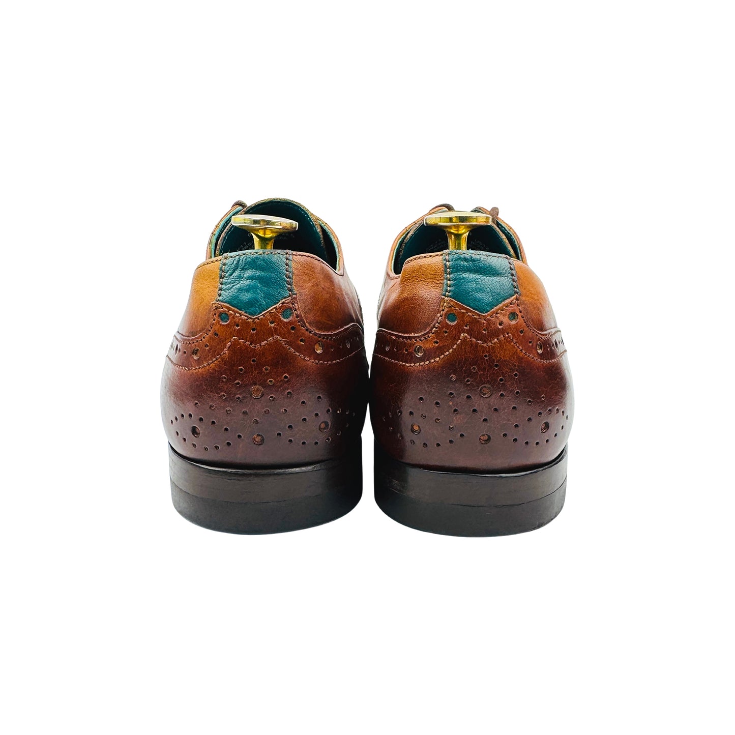 Ted Baker Men's Brown Leather Derby Shoes (Size 45)