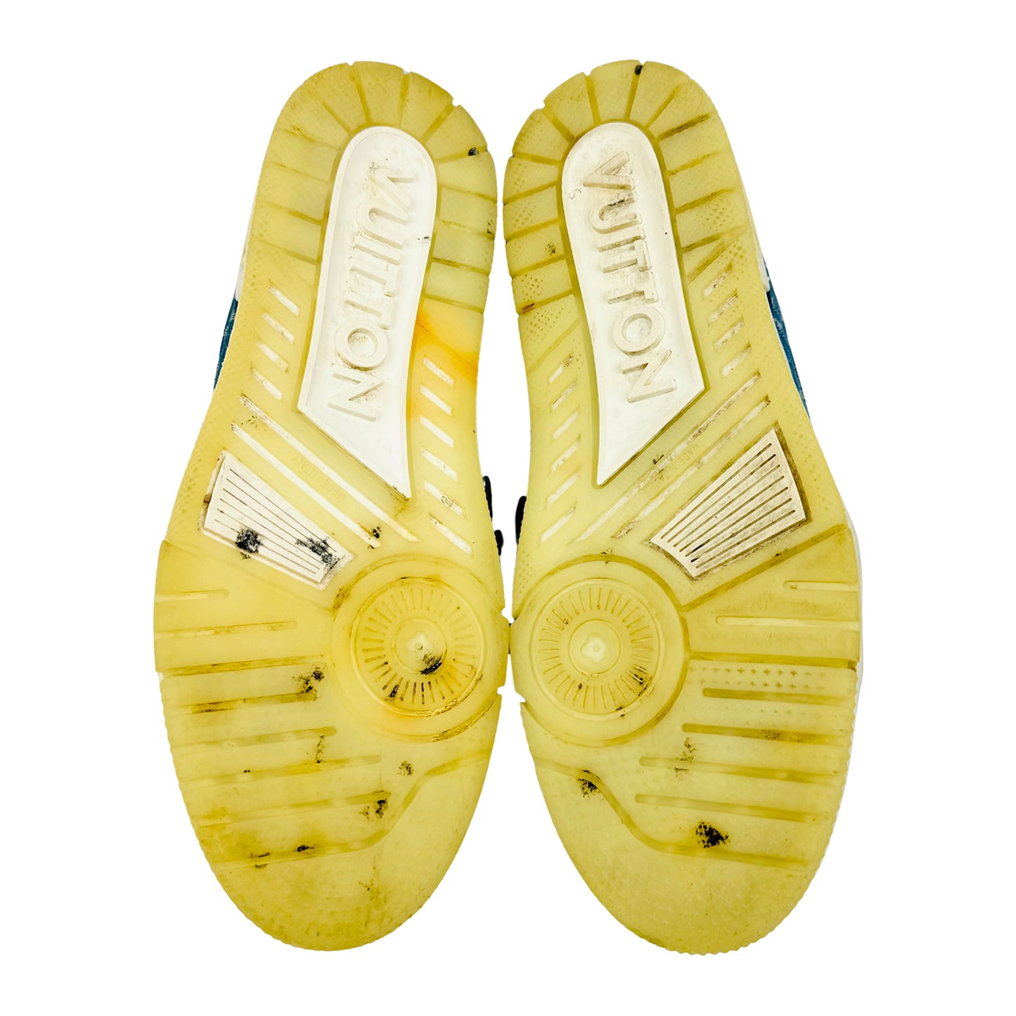 Louis Vuitton Blue Denim Monogram Sneakers (Size 43.5/44) - 1A8TSJ