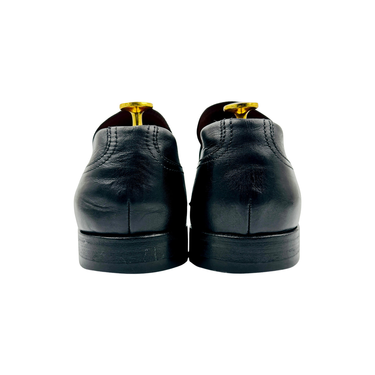 Gucci Men's Black Leather Horsebit Loafers (Size 45/45.5)