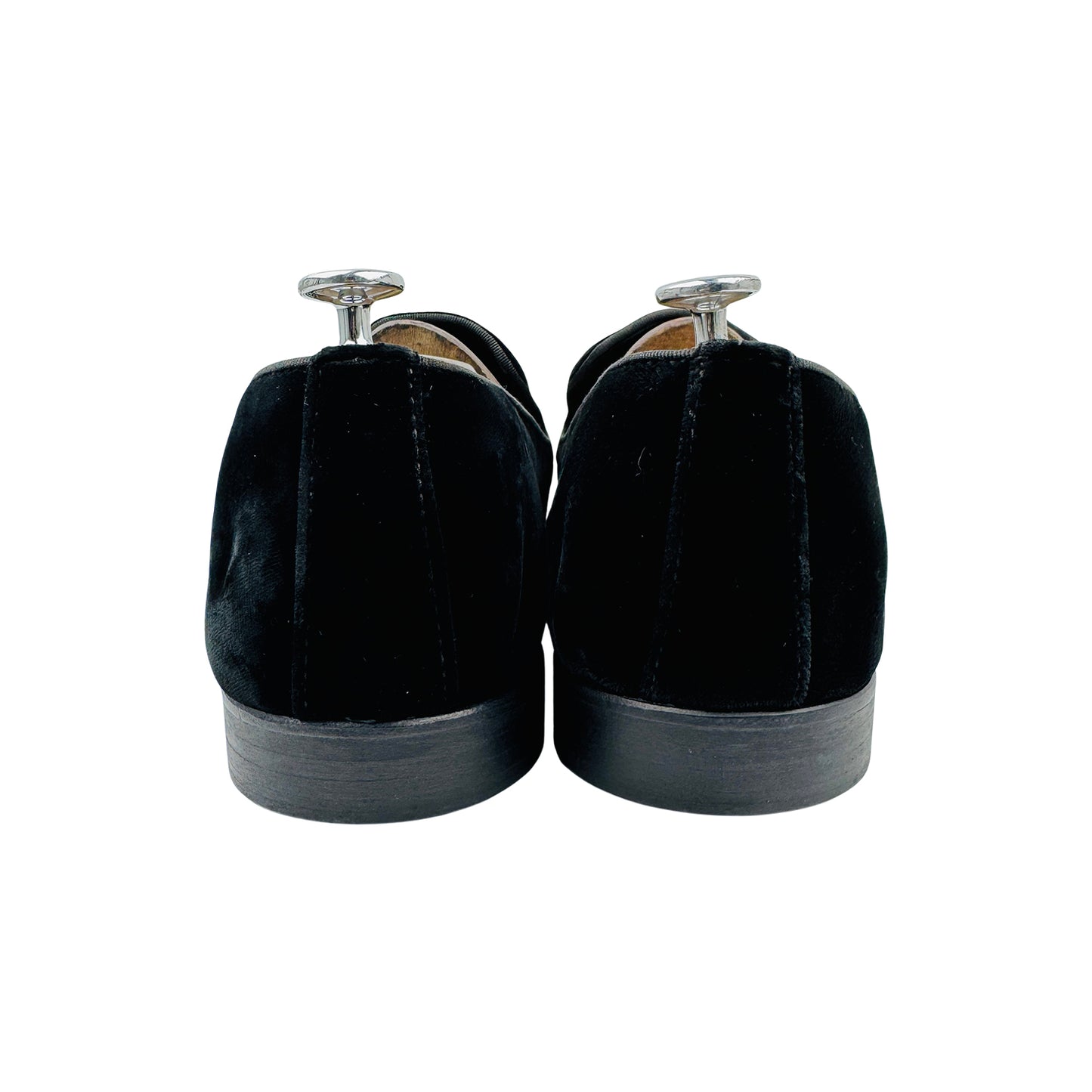 Roberto Cavalli Monogram Mirror Snake Black Loafers (Size 44)