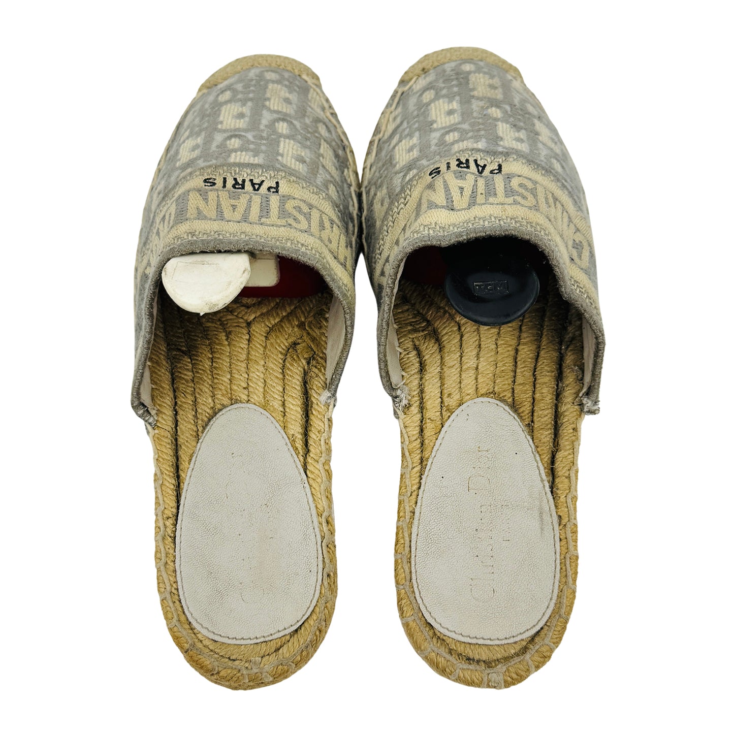 Dior Granville Oblique Espadrille Slides (Size 38/38.5)