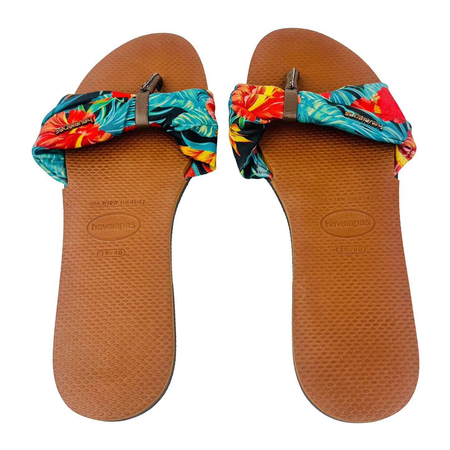 Havaianas You Saint Tropez Flip Flops (Size 39/40)