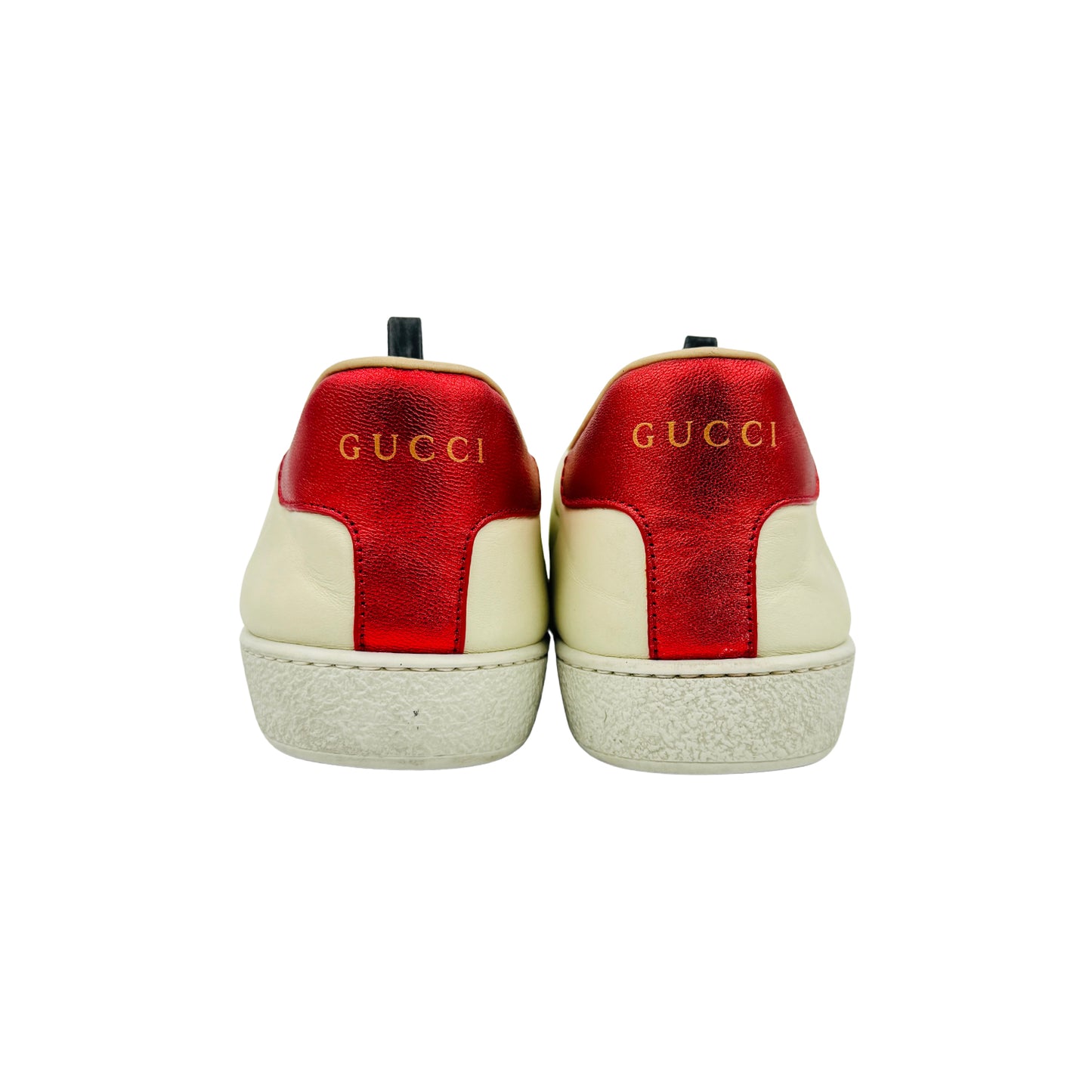 Gucci Women's ACE Leather Sneakers (Size 37/37.5)