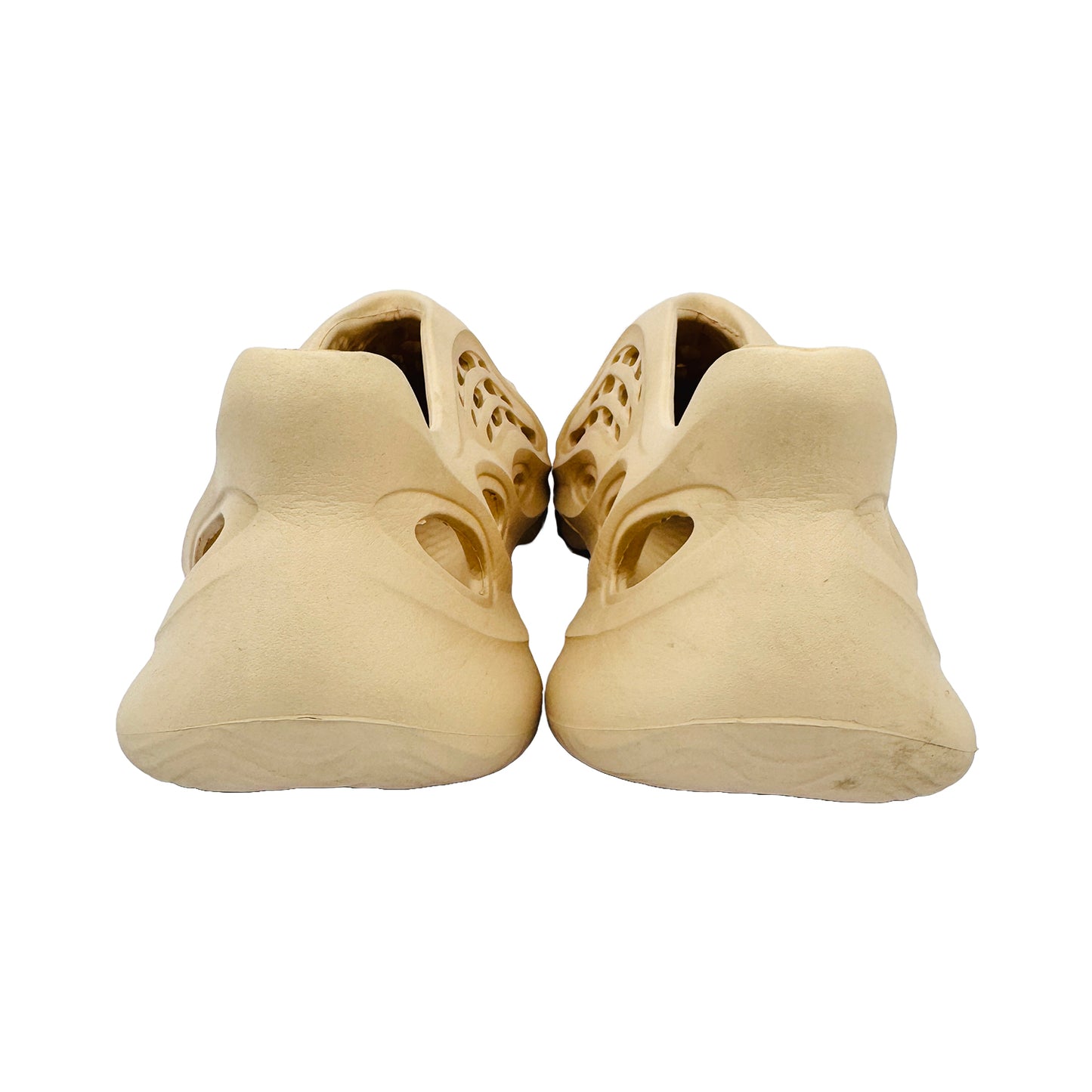 Back Side image of Adidas Yeezy Foam Runner Desert Sand Clogs (Size 42) - GV6843