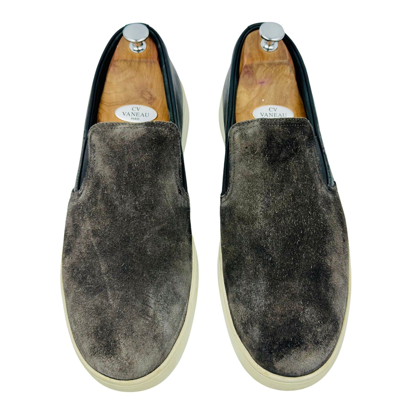 Prada 'Dark Charcoal' Slip-On Shoes (Size 45/45.5) - 4D 2733