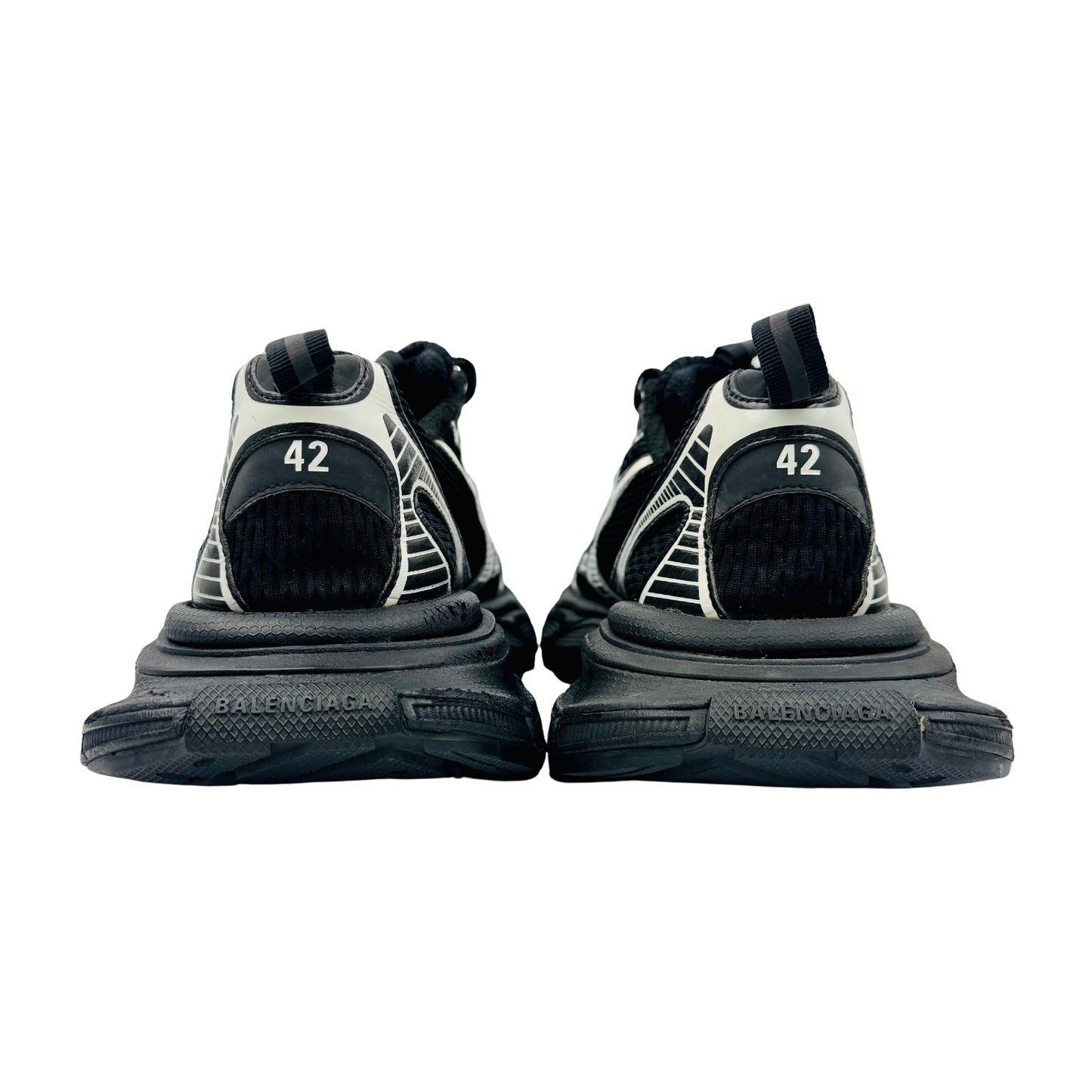 Balenciaga 3XL 'Black Silver' Shoes (Size 42) - 734734