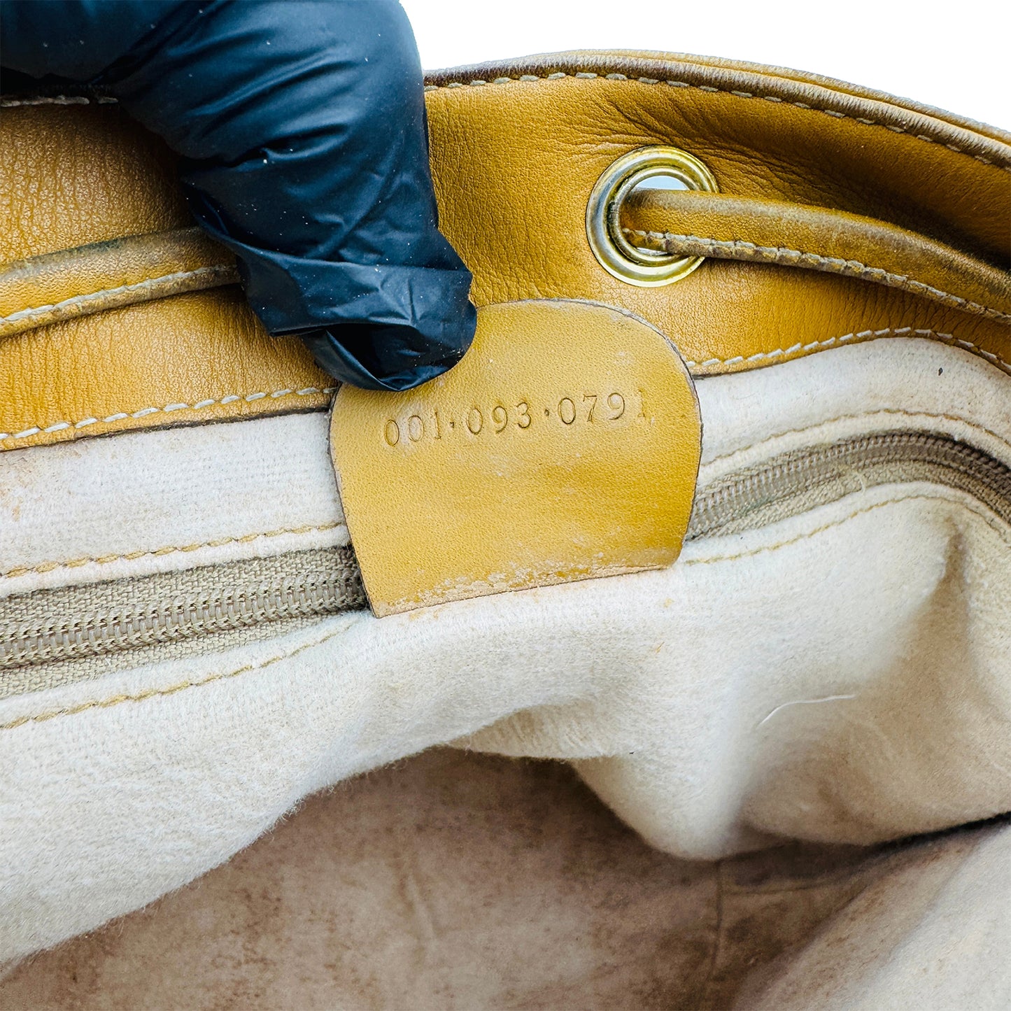 Gucci Beige Coated Canvas Bucket Bag