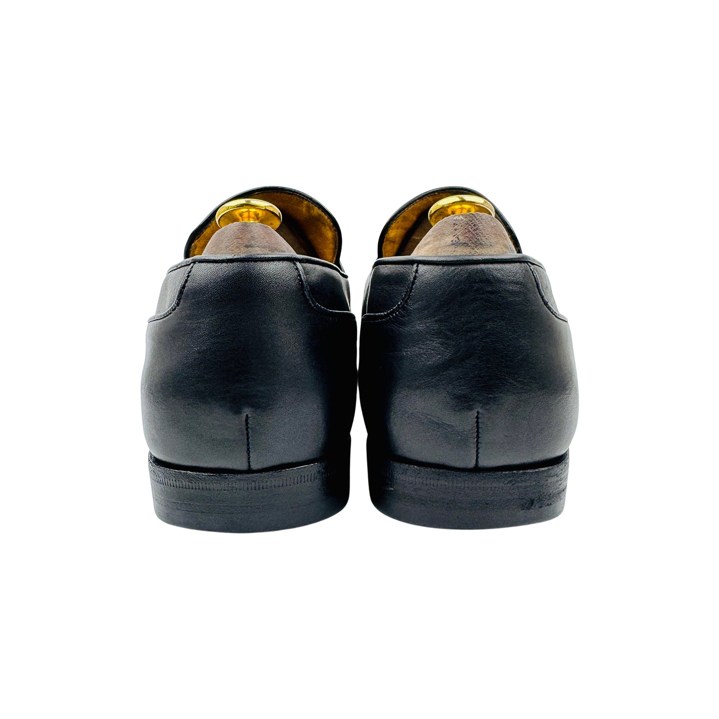 Gucci Men's Black Leather Loafers (Size 43) - 157439