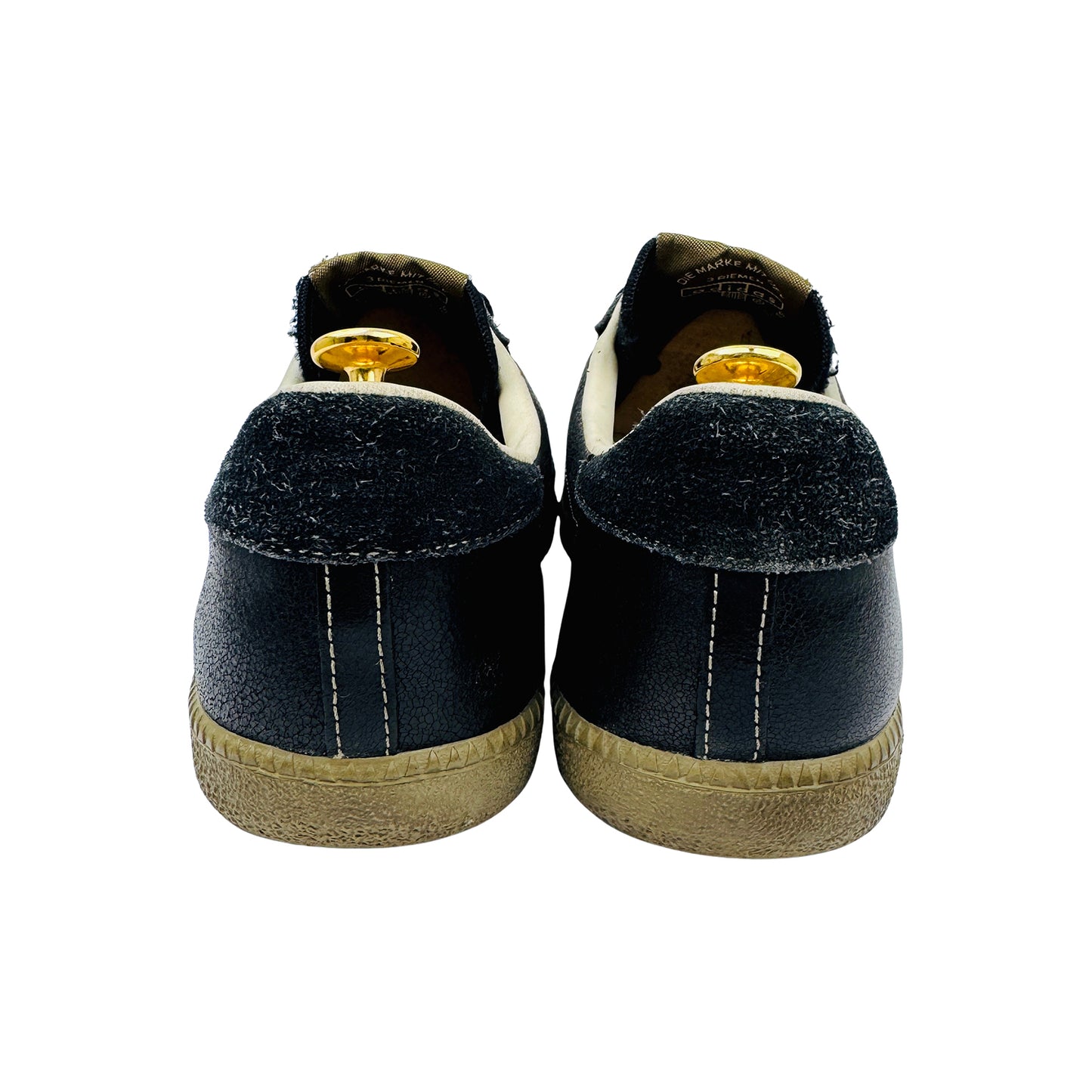 Adidas Universal Black Leather & Suede Sneakers (Size 43.5) - 018418