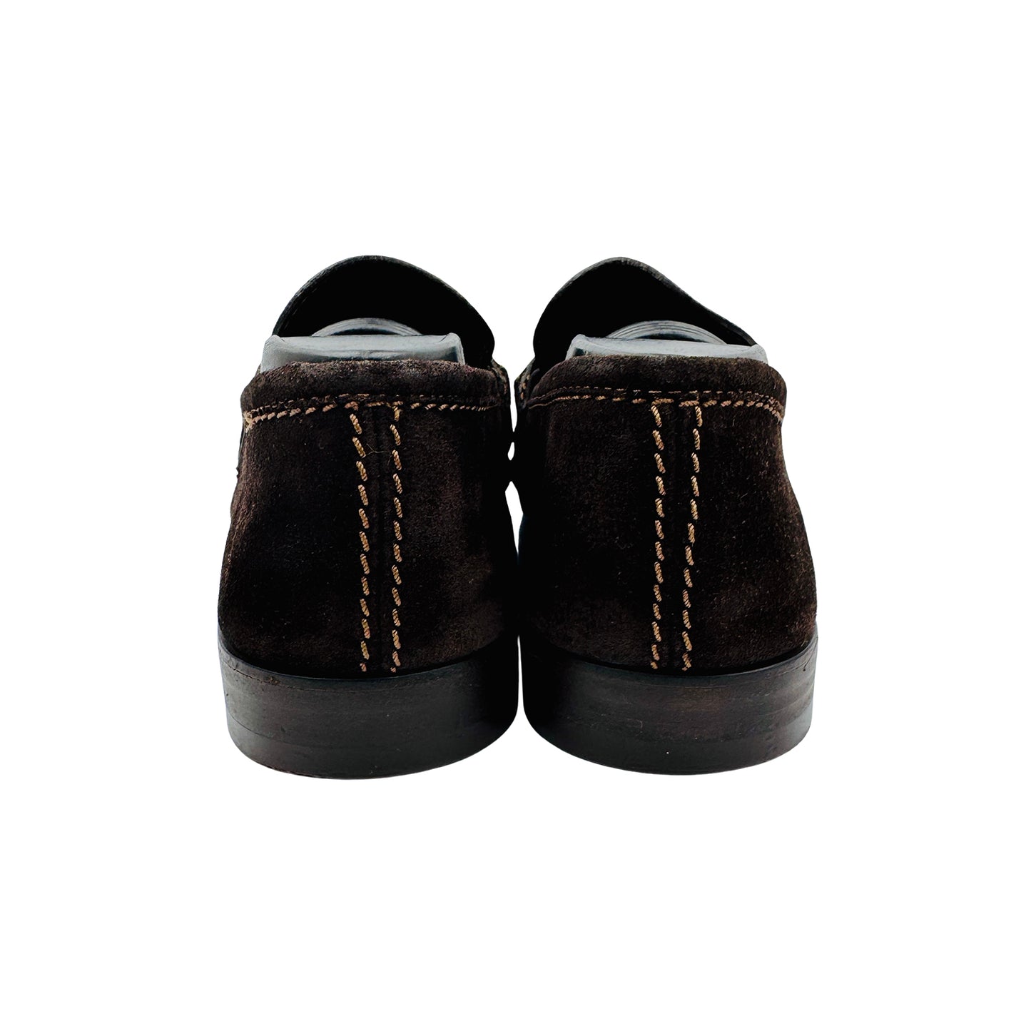 Louis Vuitton Men's Dark Brown Loafers (Size 39/39.5)