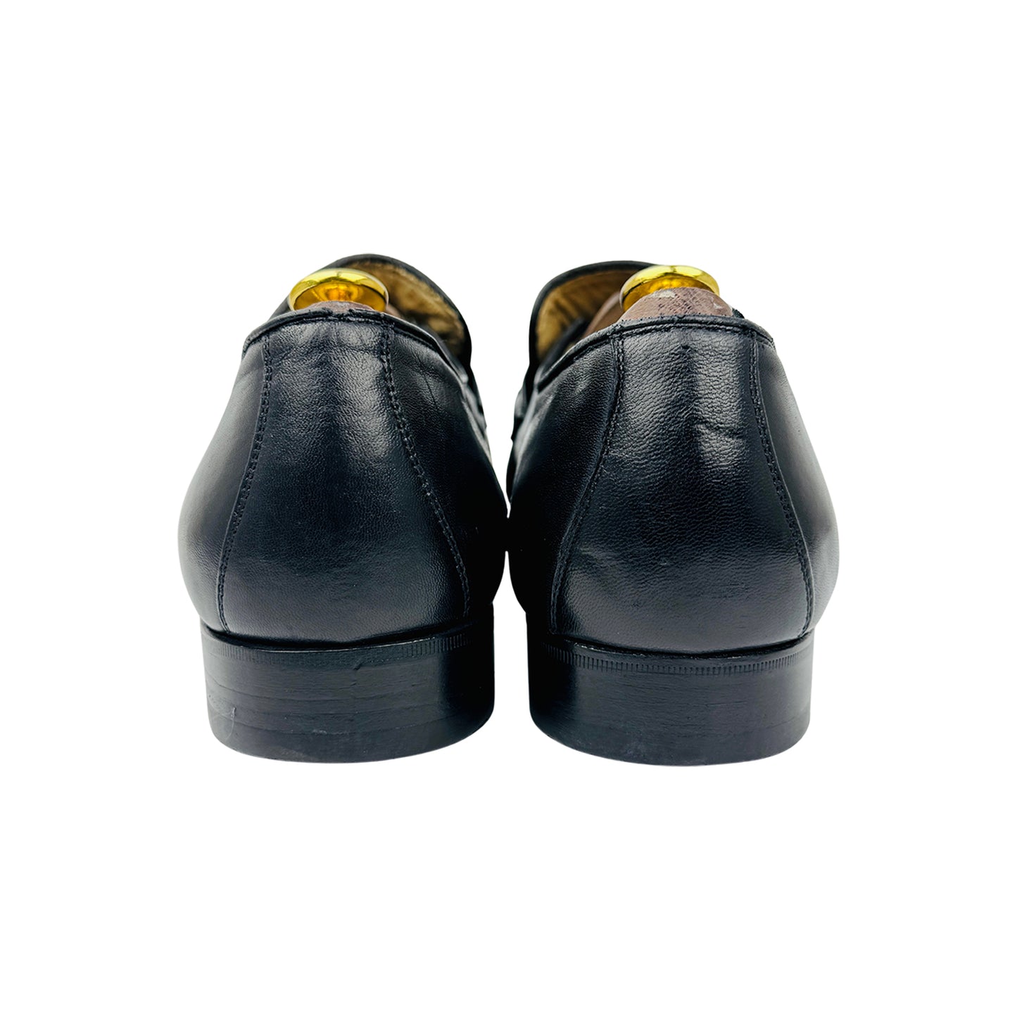 Bally Men's Black Leather Loafers (Size 42.5)