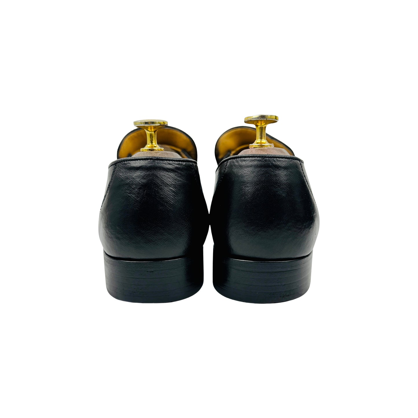 Bally Black Leather Swiss Made Bit Loafers (Size 42)