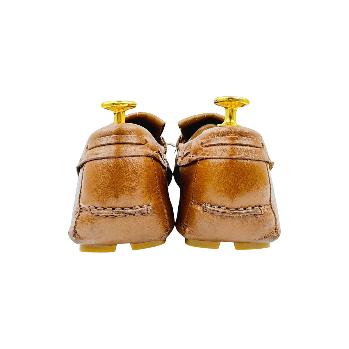 Gucci Interlocking G 'Fringe' Leather Loafers (Size 41/41.5) - 575642