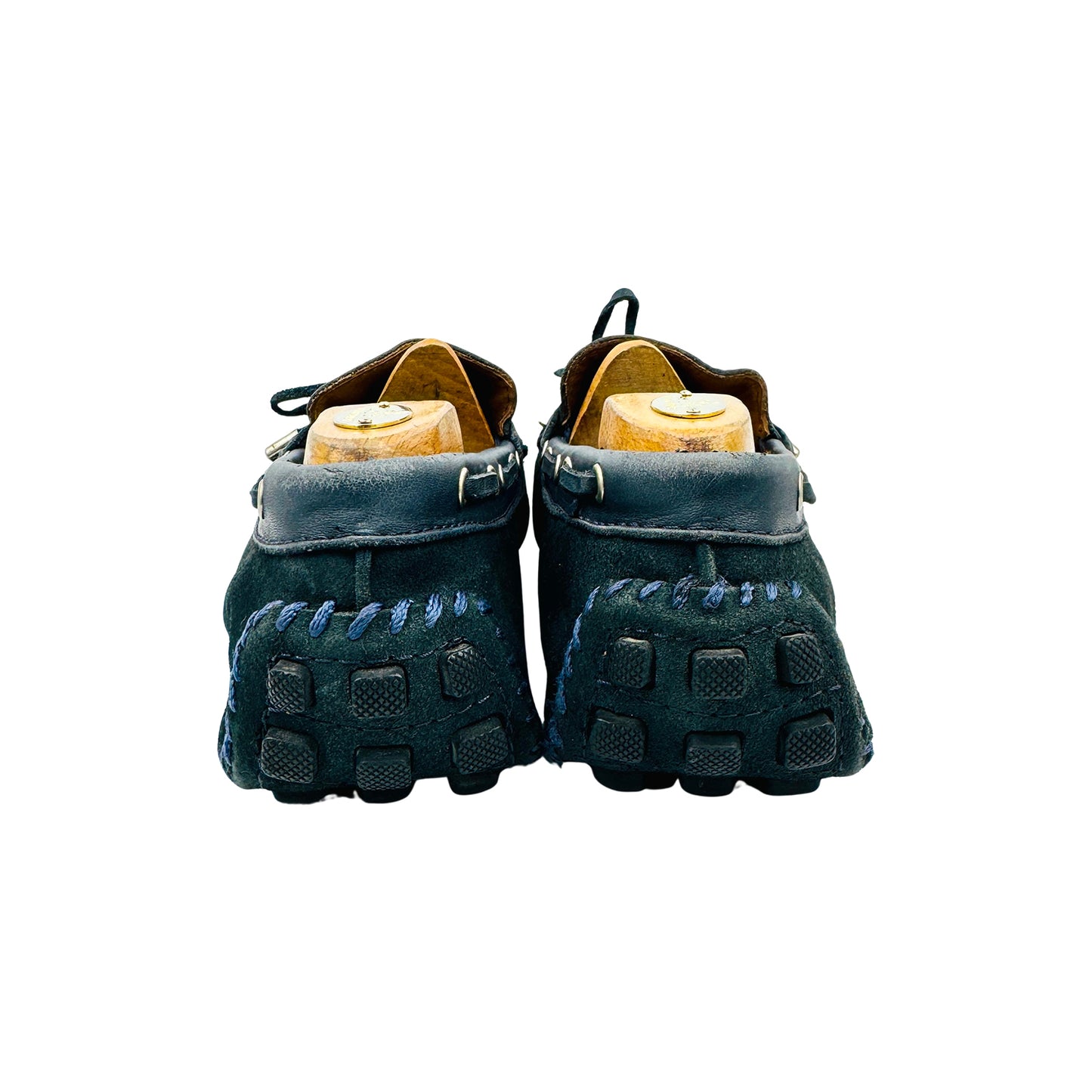 Louis Vuitton Men's Navy Driving Loafers (Size 43)