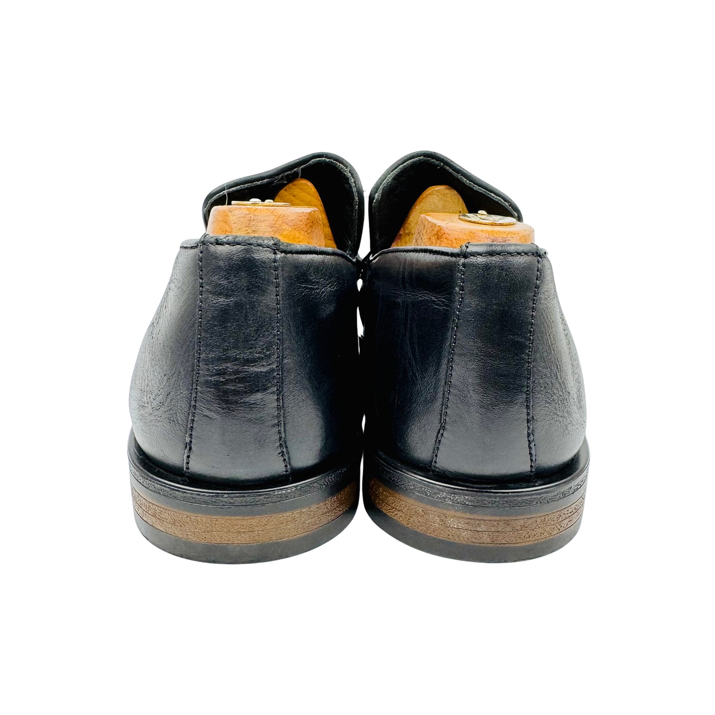 Silvio Massimo Men's Black Tassel Loafer (Size 42.5)