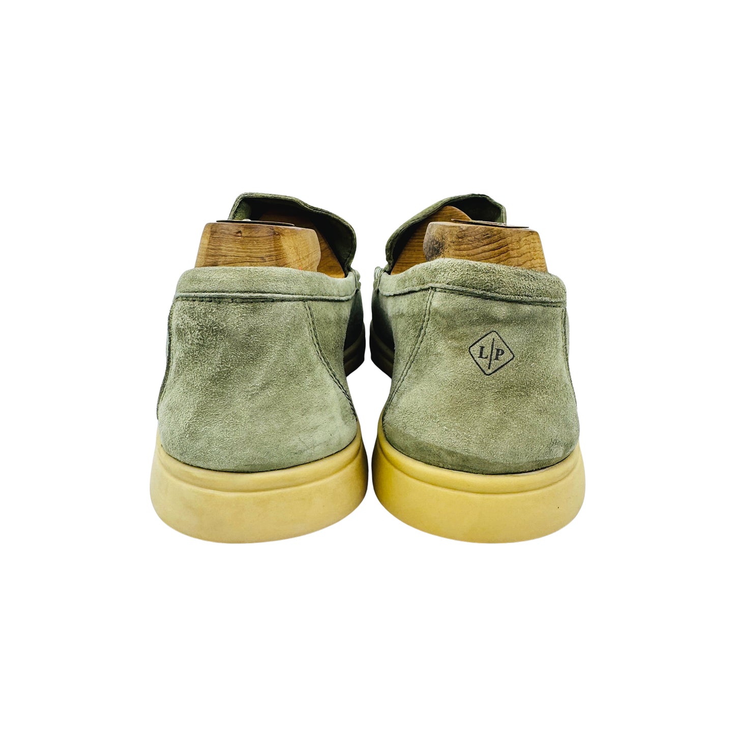 Loro Piana Summer Walk 'Sage Green' Loafers (Size 40) - H 38067