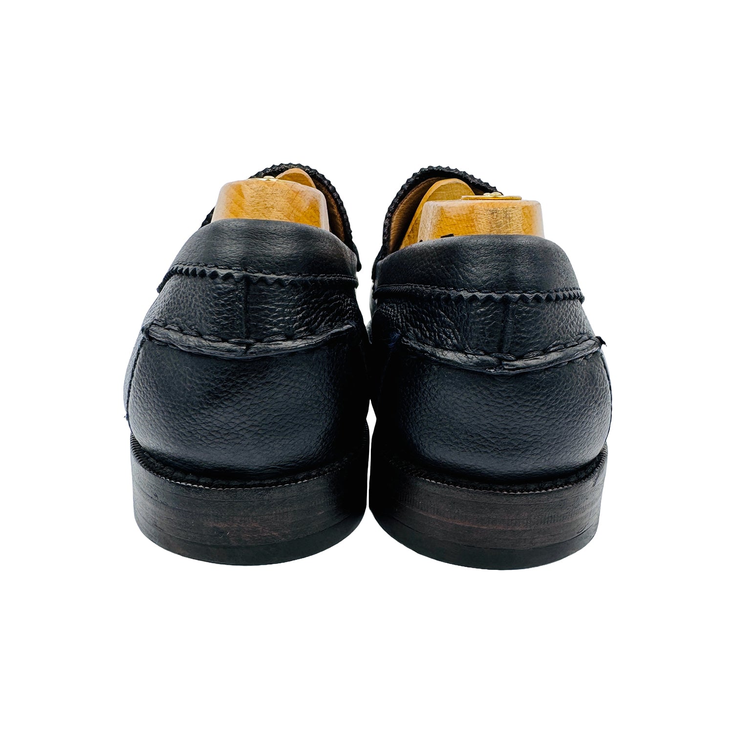 Back Side image of Tod's Men's Black Loafer (Size 42/42.5) -  XXM51B00010S5PB999