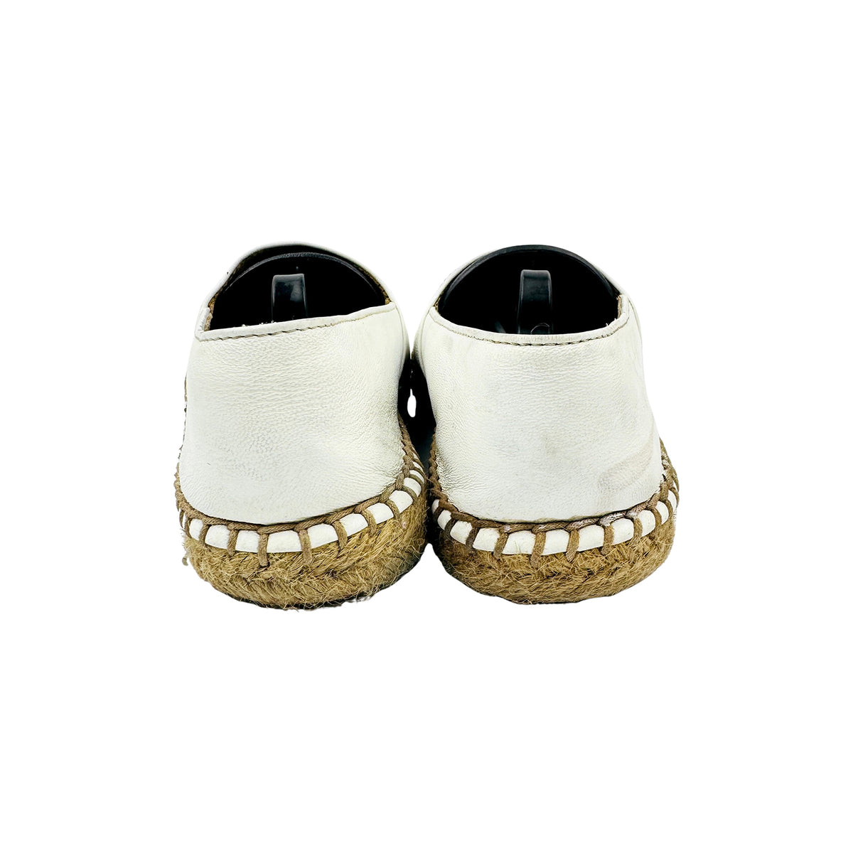 Chanel Lambskin Leather CC Espadrilles (Size 38)
