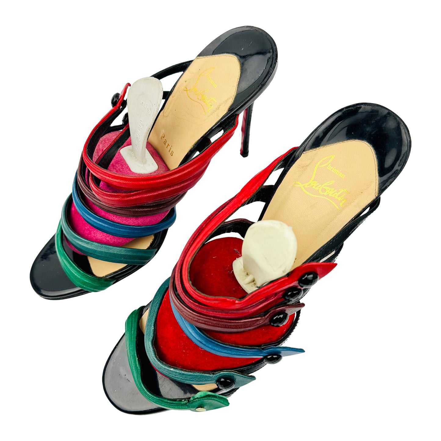 Christian Louboutin Blake Multi-Color Heels (Size 40)