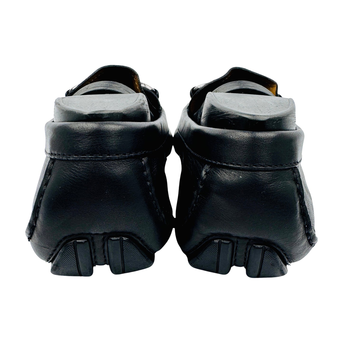 Salvatore Ferragamo Gancini Bit Black Loafers (Size 39/39.5)