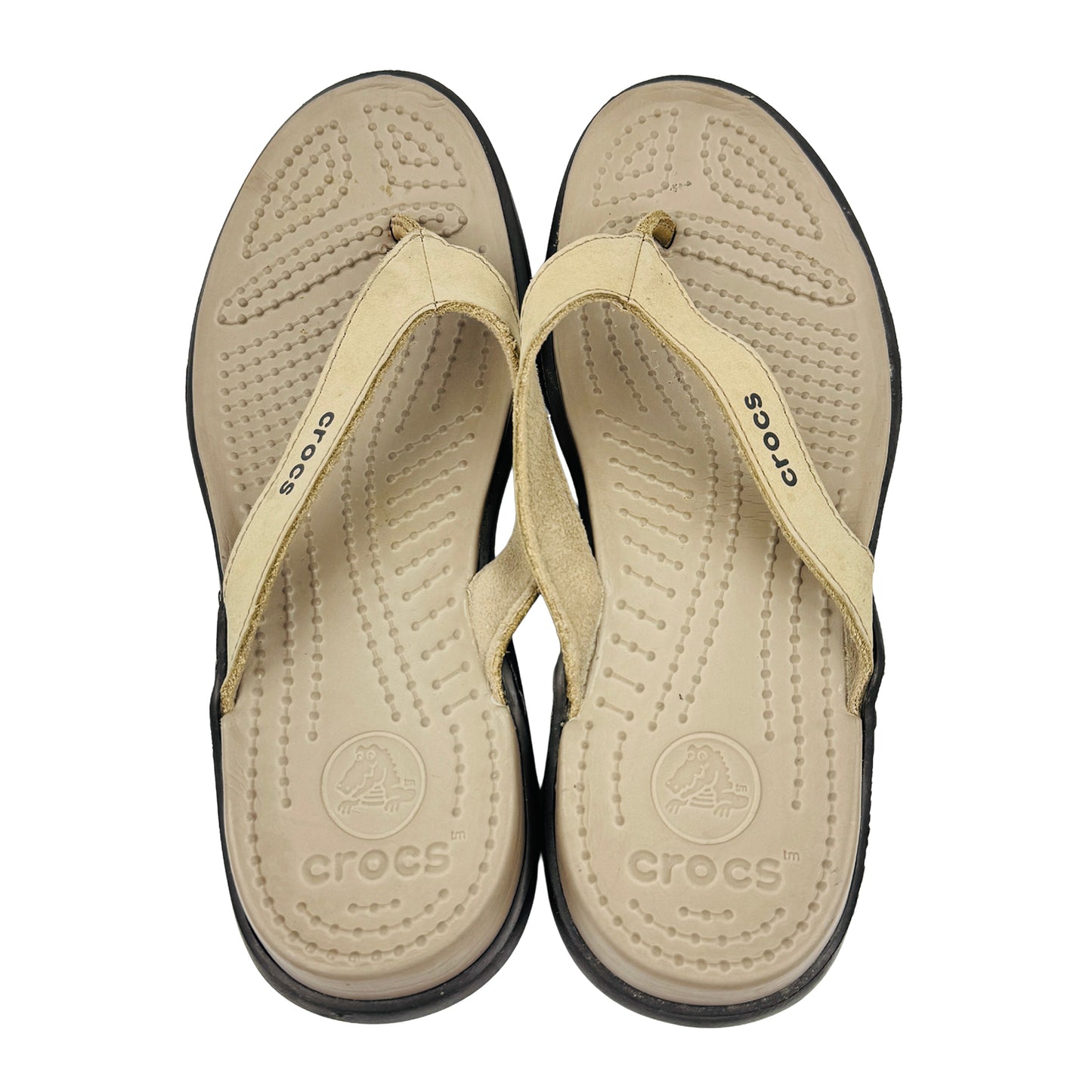 Crocs Capri V 'Beige Brown' Slippers (Size 39)