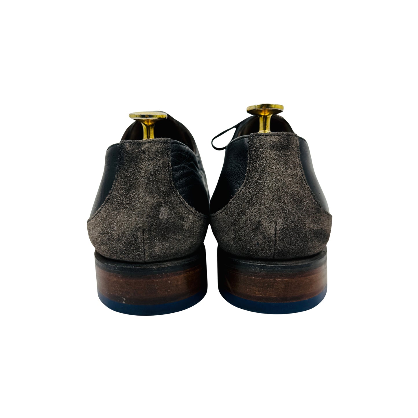 Floris van Bommel Black Derby Shoes (Size 42/42.5)