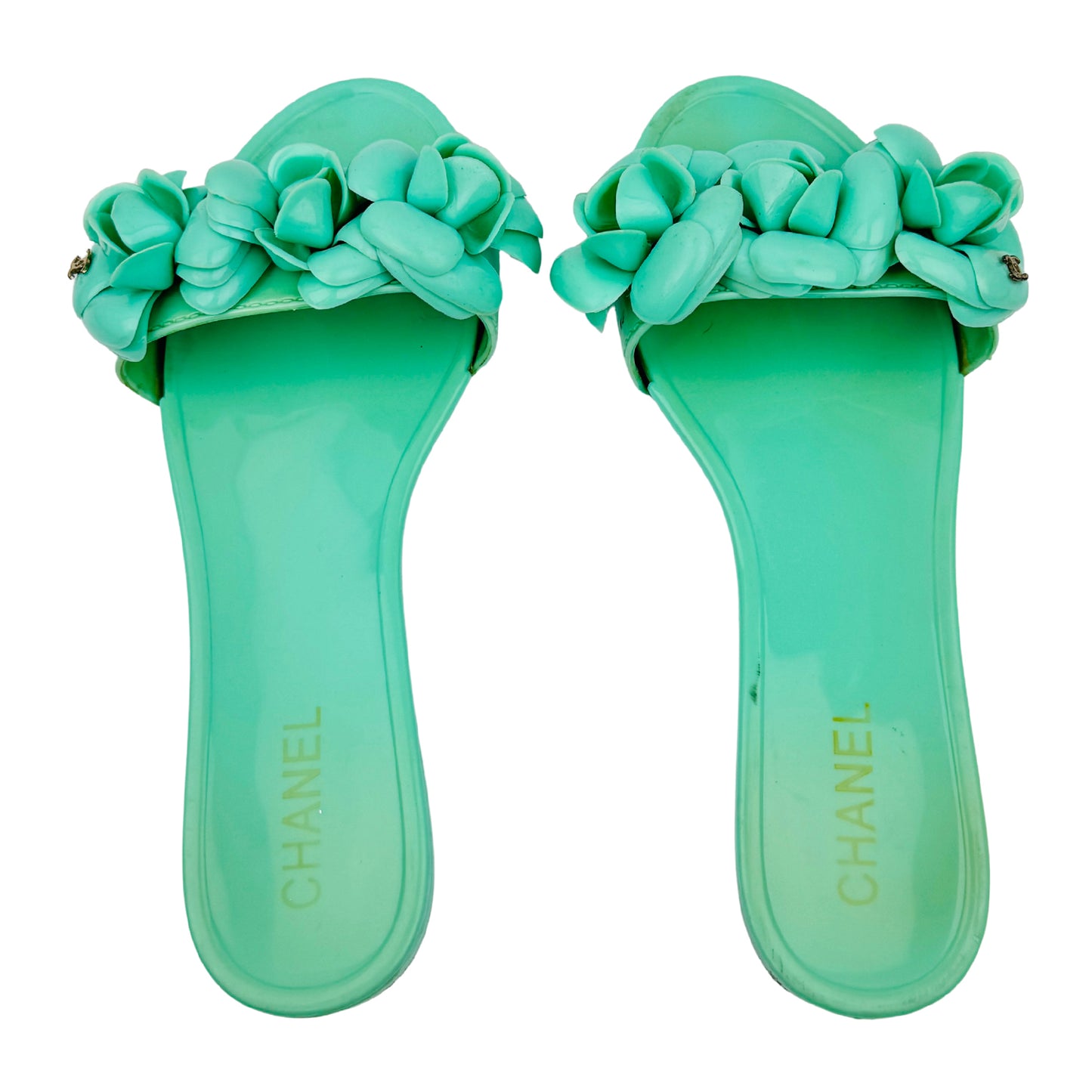 Chanel Women's Jelly Sandal Slides (Size 35/35.5)