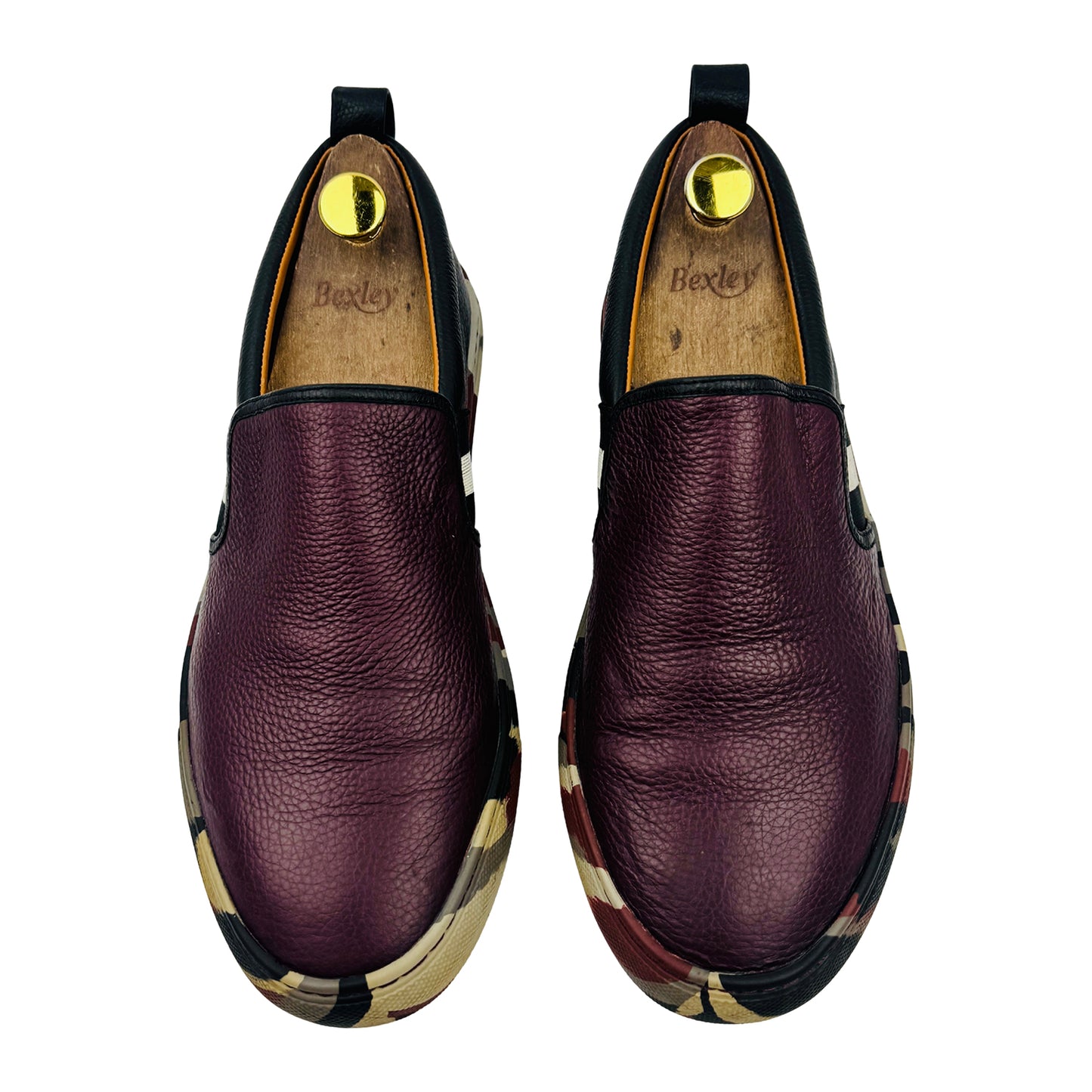 Bally Men's Herald 'Burgundy' Leather Shoes (Size 43)