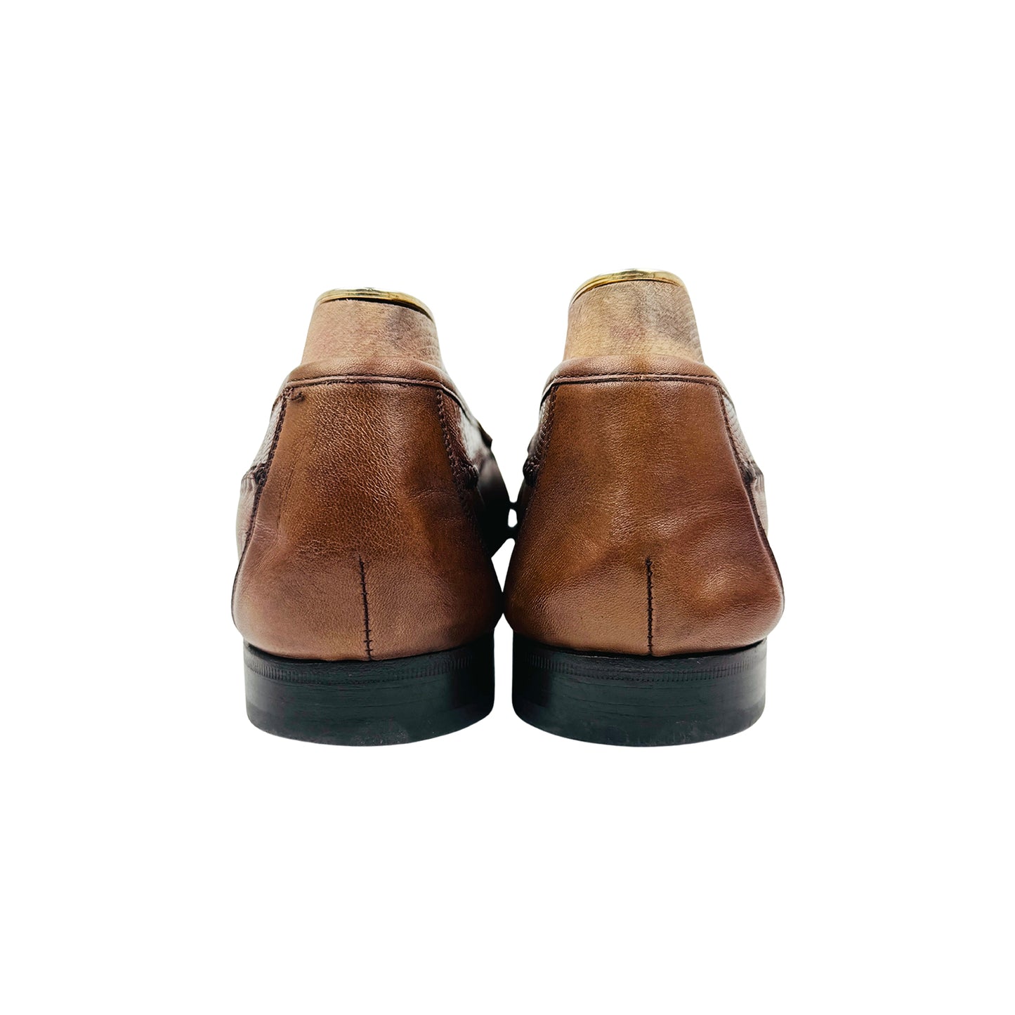 Mezlan Dark Brown Leather Tassel Loafers (Size 43/43.5)