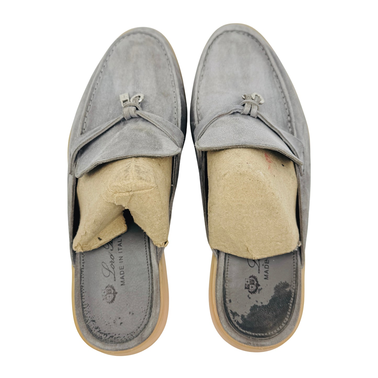 Loro Piana Babouche Charm Walk Mules (Size 41) - K53076